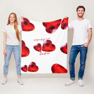 Valentine's Love Fleece Blanket
