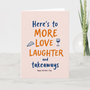 Valentines Love Takeaways Card