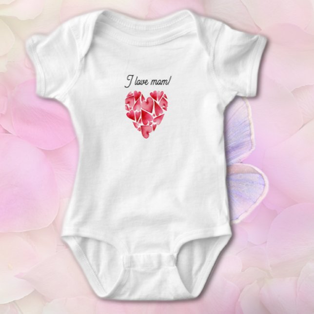 Valentine's Loving Hearts Baby T-Shirt Baby Bodysuit (Creator Uploaded)