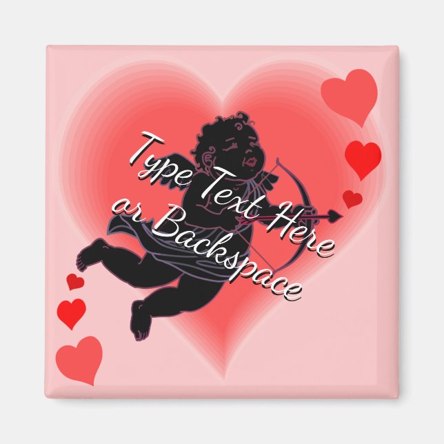 Valentine's Magnets Custom Cupid Fridge Magnet (Front)