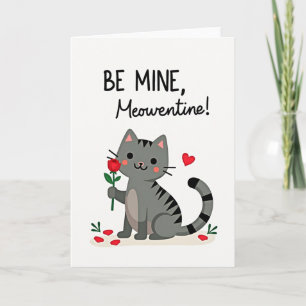 Valentines Meowentine Card