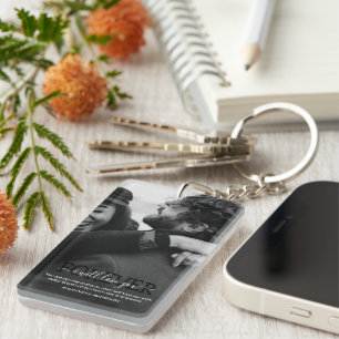 Valentine's Minimalist Holiday Key Ring