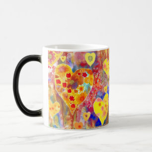 Valentine's mug for your sweetheart pretty hearts