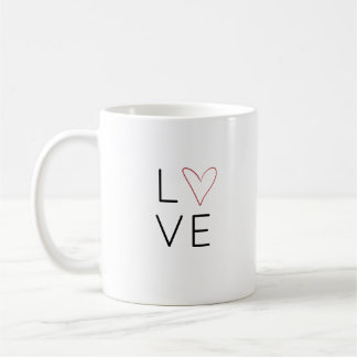 Valentines Mug: "LOVE" Coffee Mug