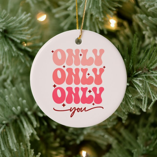 Valentine's Only You Ceramic Tree Decoration (Tree)