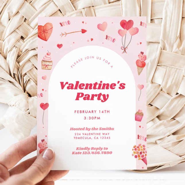 Valentine's Party Invitation (Valentine's Party Invitation)
