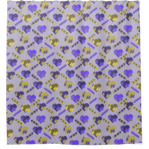 Valentine's Pattern Shower Curtain
