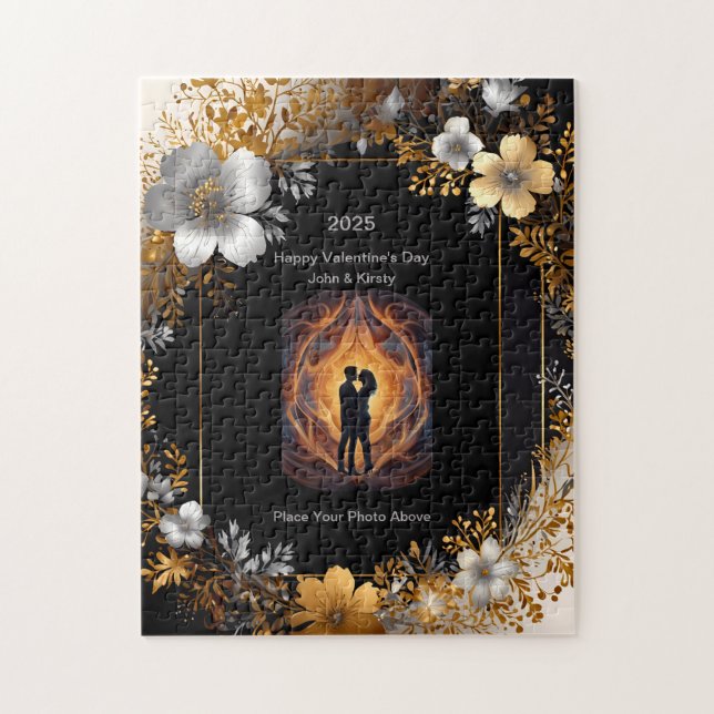 Valentine's Personalised Photo Puzzle (Vertical)