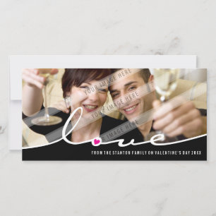 VALENTINE'S PHOTOCARD :: love divide 3L Holiday Card