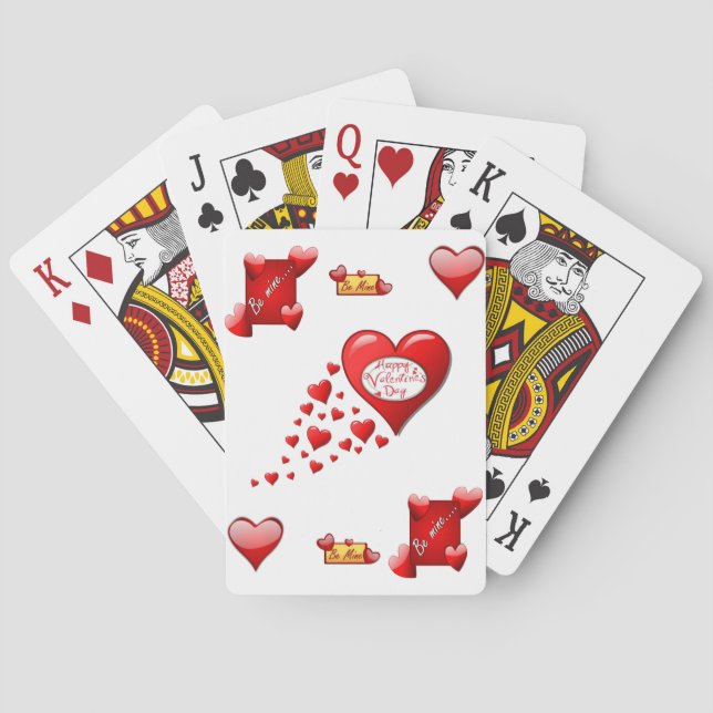 Valentine's Playing Card Deck (Back)