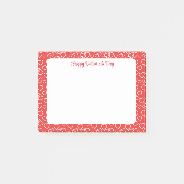 Valentines  post-it notes (Front)