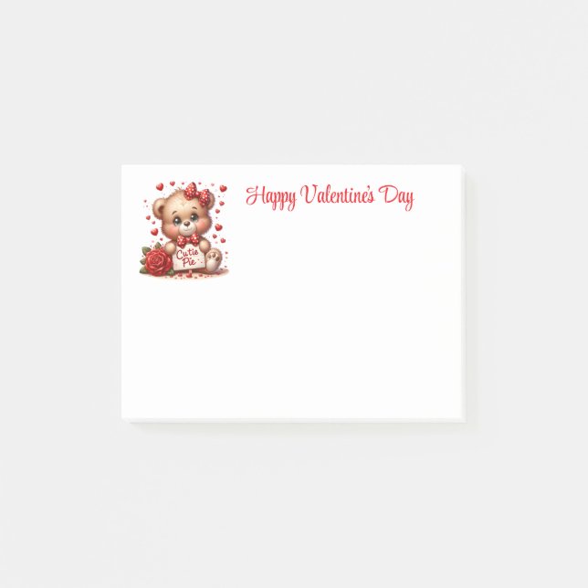 Valentines  post-it notes (Front)