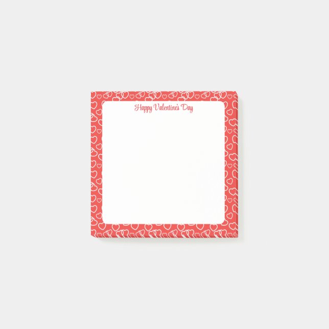 Valentines  post-it notes (Front)