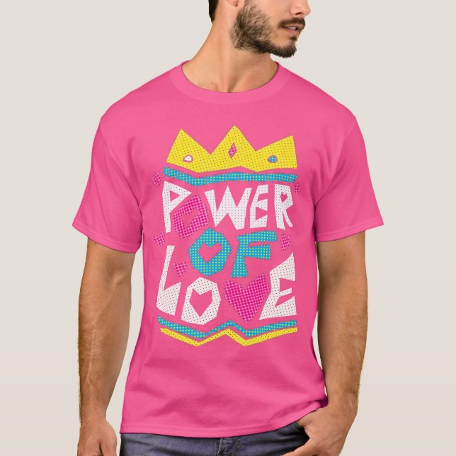 Valentine'S Power Of Love I Love You Teacher Stude T-Shirt (Front)