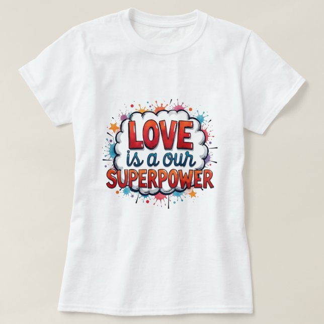 Valentine's print T-shirt (Design Front)