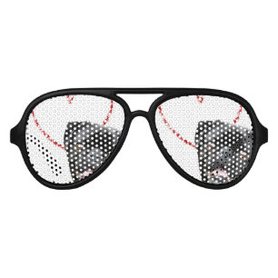 Valentine's pug dog aviator sunglasses