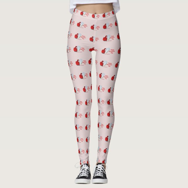 Valentine's Puzzle Leggings (Front)