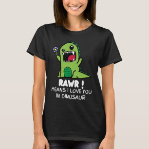 Valentine's Rex Cute Dinosaur T-Shirt