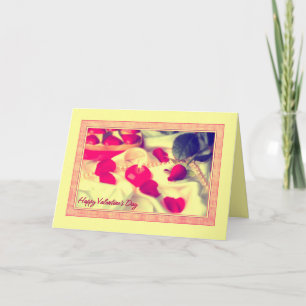 Valentine's Rose & Candle Holiday Card