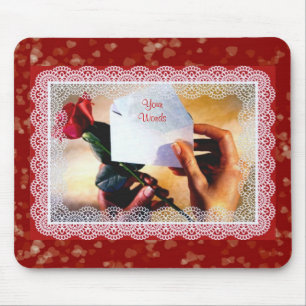 Valentine's Rose Mousepad