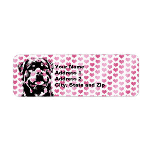 Valentines - Rottweiler Silhouette