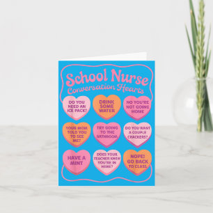 Valentines School Nurse Squad Rn Nursing Card