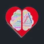 Valentine's Science Brain TWIS Notebook<br><div class="desc">Send the one you love a brainy message of science from TWIS! This heart-shaped notebook brings brainy optimism to the world. Share love & science this Valentine's Day.</div>