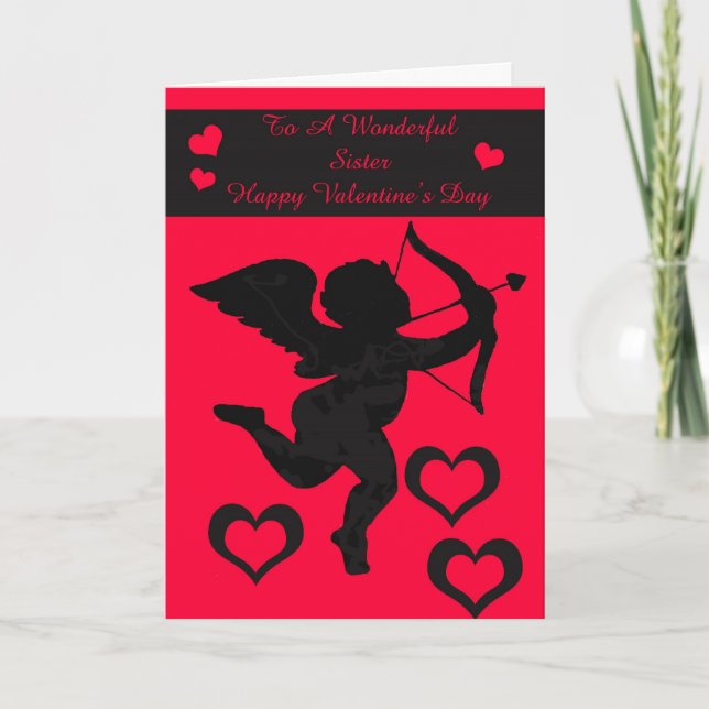 Valentine's Sister Card (Front)