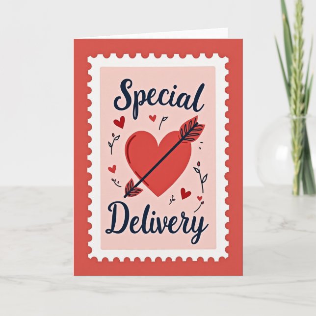 Valentines Special Delivery Card (Front)