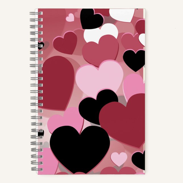 Valentines Spiral Notebook (Front)