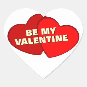 Valentines Square Stickers