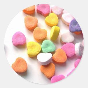 Valentines Sweethearts Candy Sticker