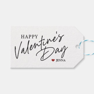 Valentines tag, Modern Valentine, Minimalist Gift Tags