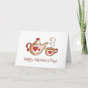 Valentine's Tea greeting card