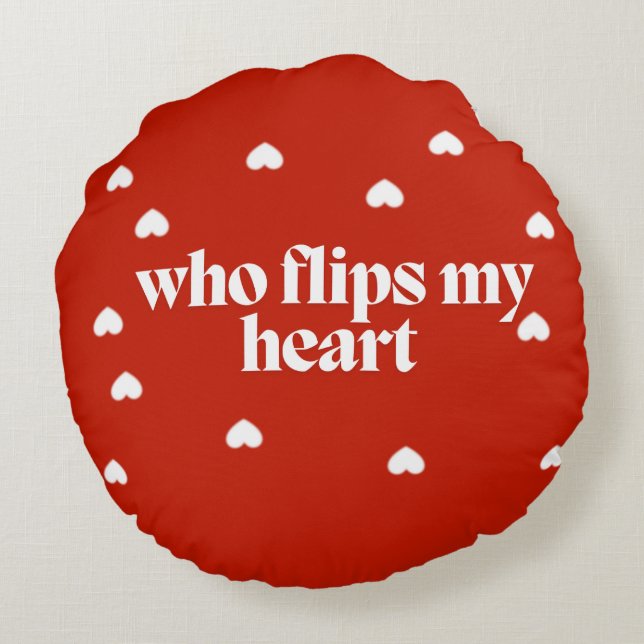 Valentines Throw Pillow (Back)