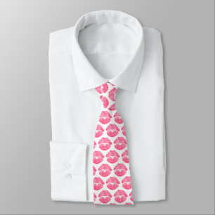 Valentine's Tie Cute Love & Kisses Neckties
