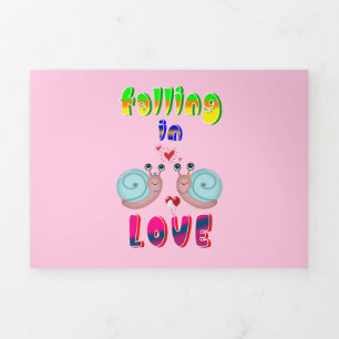 Valentines Tri-Fold Holiday Card