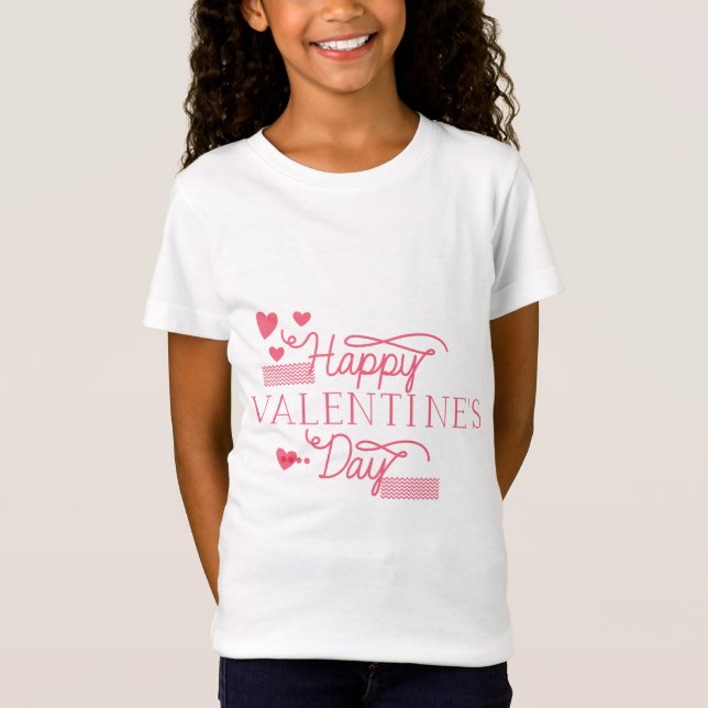 Valentine's Typography Sayings T-Shirt (Front)