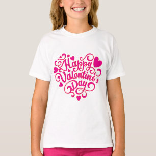 Valentine's Typography Sayings T-Shirt