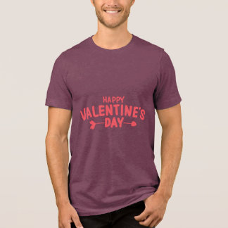 Valentine's Typography Sayings Tri-Blend Shirt