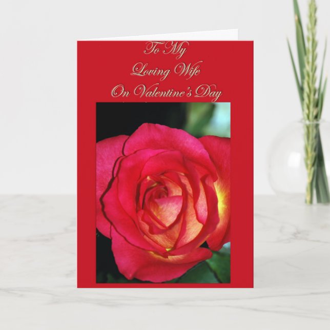 Valentine's Wife Card (Front)