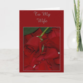 Valentine's Wife Card