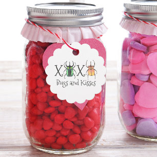 Valentine's XOXO Bugs and Kisses Lovebug Beetles Favour Tags