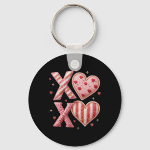 Valentines Xoxo Latch Hook Yarn Crochet Hearts Cup Key Ring