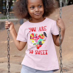 Valentines You Are So Sweet candy heart kids T-Shirt