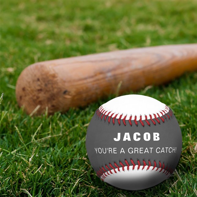 Valentines You're A Great Catch Personalised Baseball (Valentines You're A Great Catch Personalized Baseball)