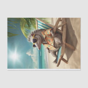 Valentino on Holiday, Armadillo Spring Breaks Tissue Paper