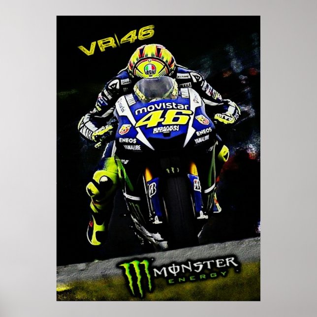 valentino rossi, moto gp legend,    the doctor 46, poster (Front)
