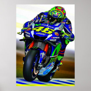valentino rossi, moto gp legend,    the doctor 46, poster