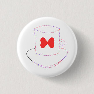 VALENTINS DAY TEES WITH GREAT VIBE 3 CM ROUND BADGE